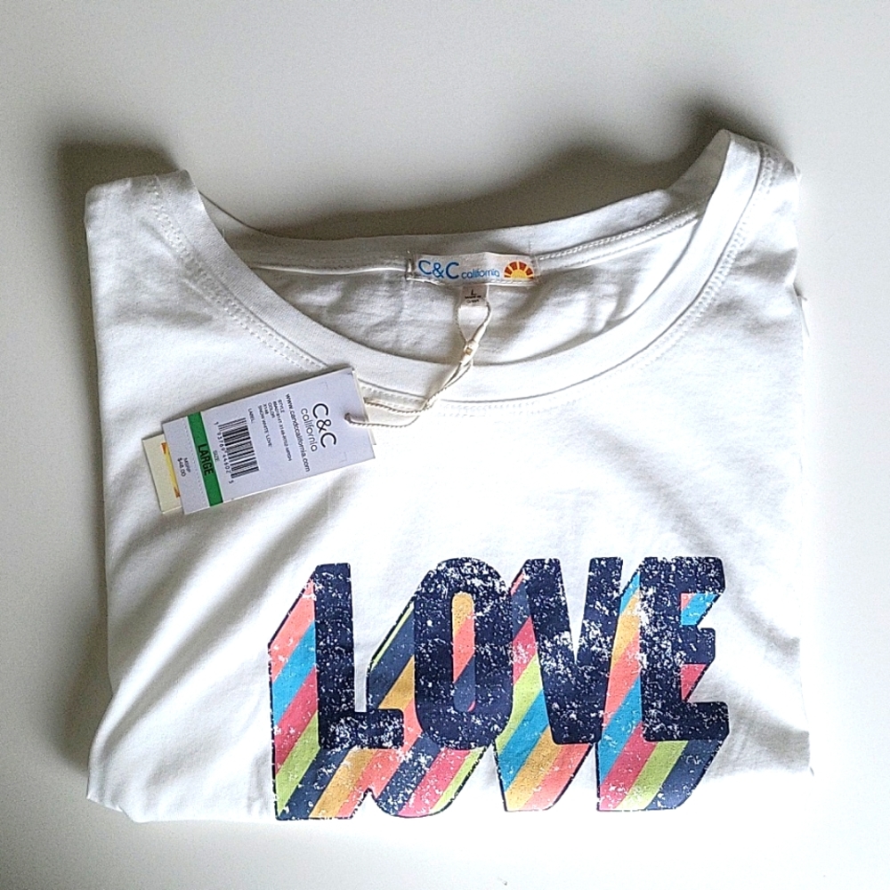 C&C California LOVE T-Shirt | Size (L) ♡NWT♡
